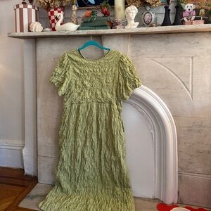 All: Row Green Midi Dress